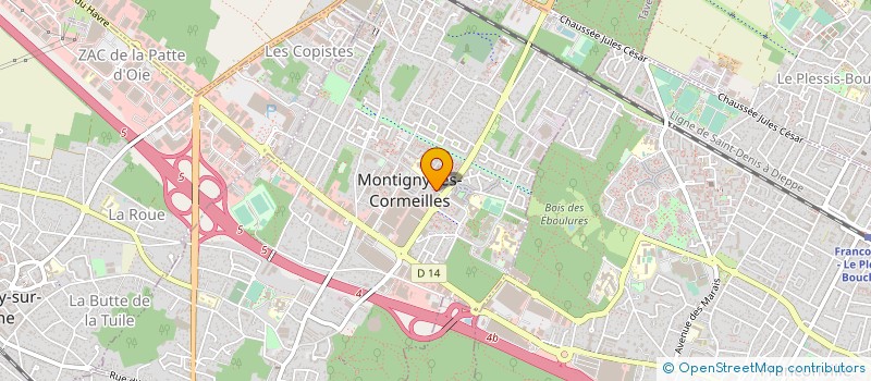 localisation de l'entreprise NASSIM TRANSPORTS à MONTIGNY-LES-CORMEILLES
