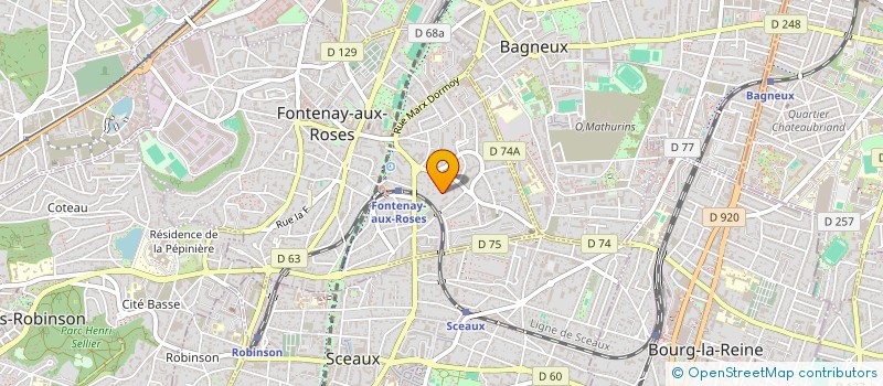 localisation de l'entreprise NASSIME BLIN TRANSACTIONS à FONTENAY-AUX-ROSES