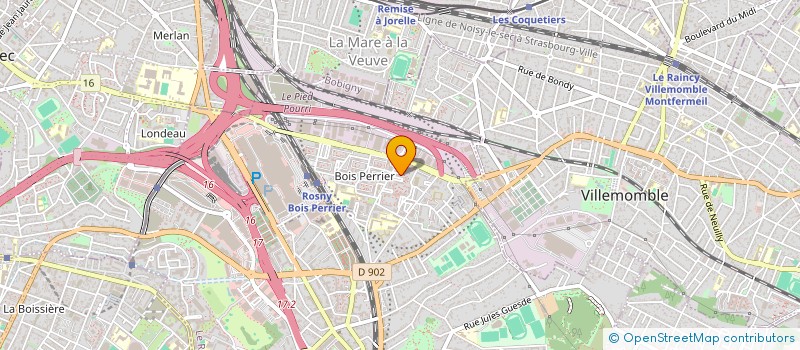 localisation de l'entreprise NASSO TRANSPORTS à ROSNY-SOUS-BOIS