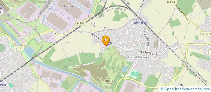 localisation de l'entreprise NASSTRADE  EVIN-MALMAISON