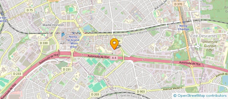 localisation de l'entreprise NASSYA KONG AGENCY  NOISY-LE-GRAND