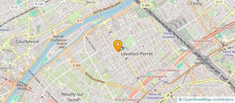 localisation de l'entreprise NAST à LEVALLOIS-PERRET