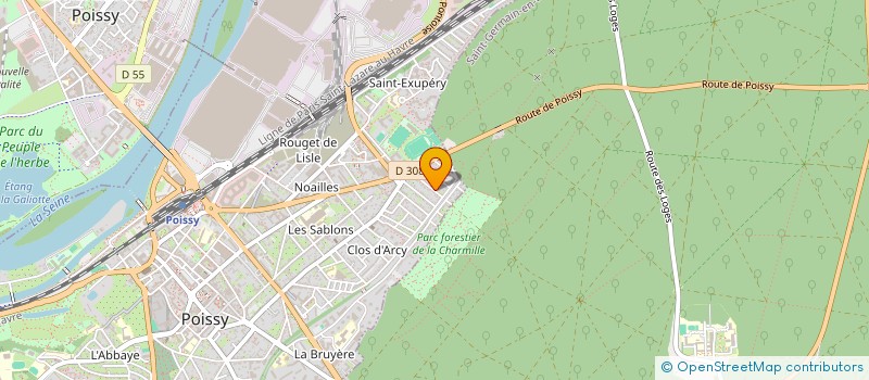 localisation de l'entreprise NASTAL  POISSY