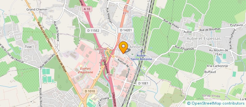 localisation de l'entreprise NASTANA PROPRETE AQUITAINE  SAINT-ANDRE-DE-CUBZAC