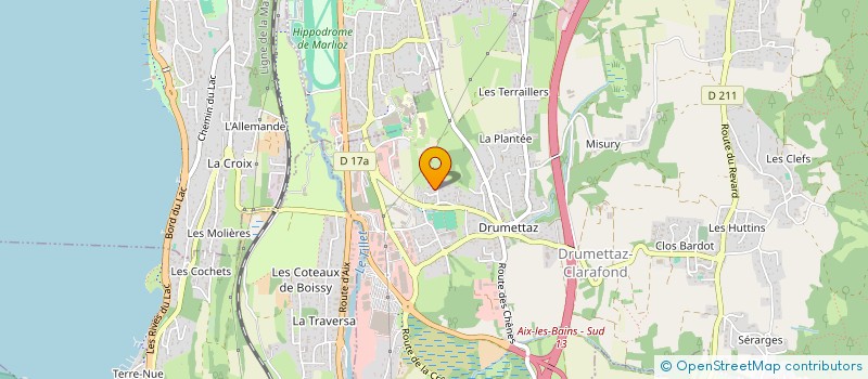localisation de l'entreprise NASTASI à DRUMETTAZ-CLARAFOND
