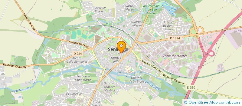 localisation de l'entreprise NASTASSIA  SENLIS