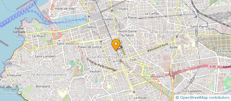 localisation de l'entreprise NASTIM IMMOBILIER  MARSEILLE