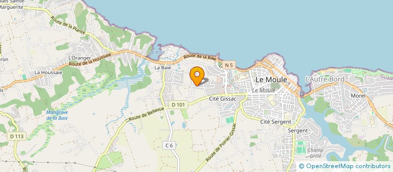 localisation de l'entreprise NASTY PROD à LE MOULE