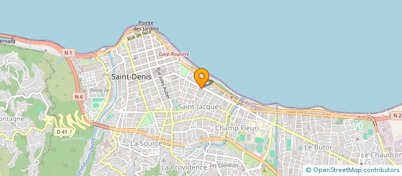 localisation de l'entreprise NASTYA à SAINT-DENIS