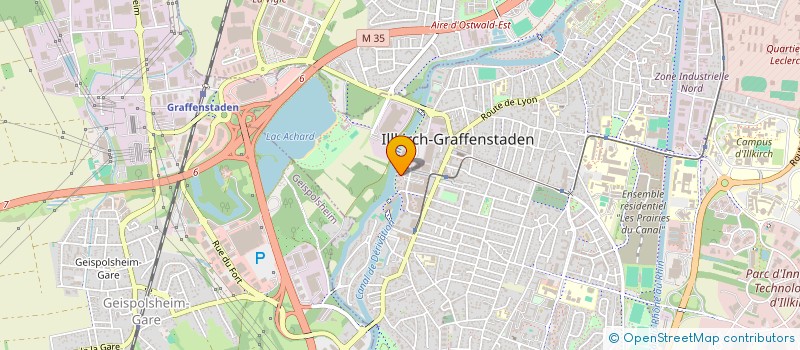 localisation de l'entreprise NASYA  ILLKIRCH-GRAFFENSTADEN