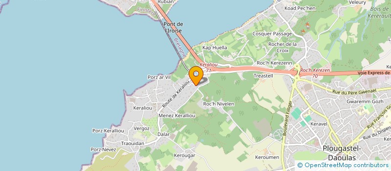 localisation de l'entreprise NASYLA  PLOUGASTEL-DAOULAS