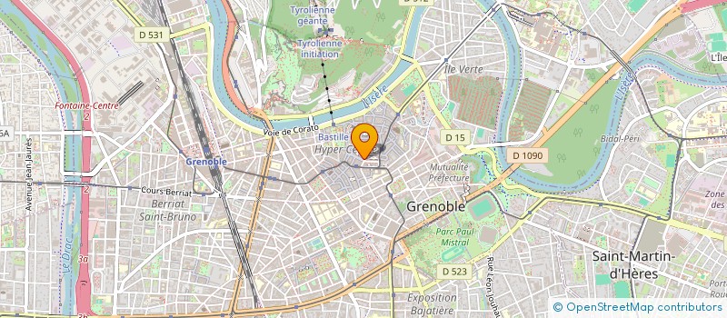 localisation de l'entreprise NAT à GRENOBLE