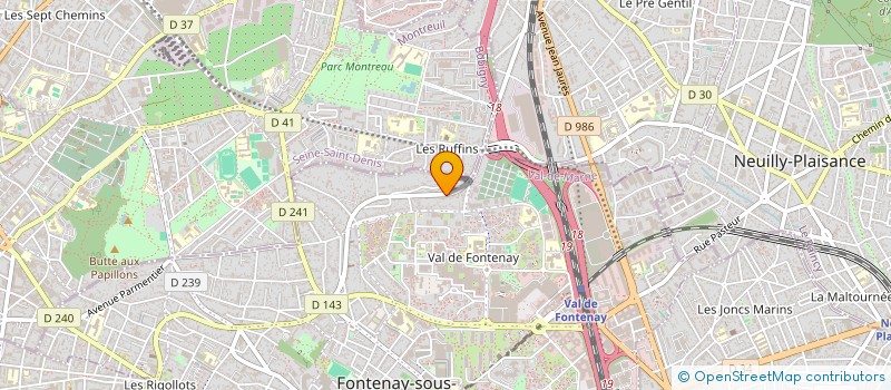 localisation de l'entreprise NAT  FONTENAY-SOUS-BOIS