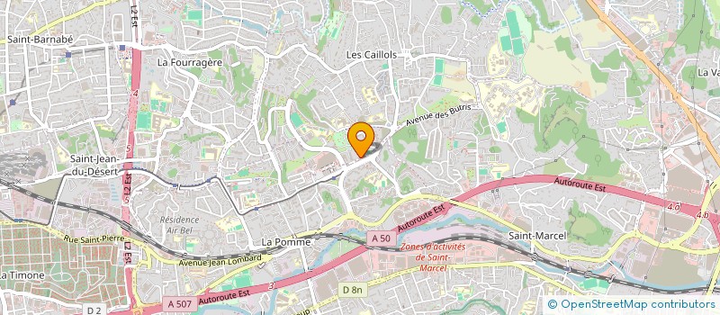 localisation de l'entreprise NAT  MARSEILLE