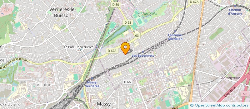 localisation de l'entreprise NAT à ANTONY