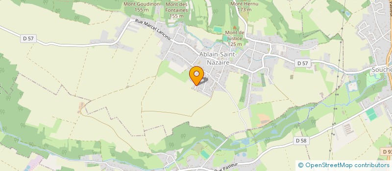 localisation de l'entreprise NAT  ABLAIN-ST-NAZAIRE