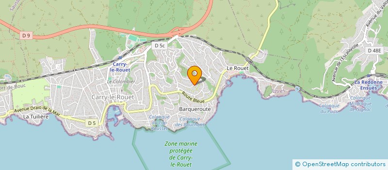 localisation de l'entreprise NAT  CARRY-LE-ROUET