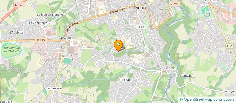 localisation de l'entreprise NAT ARMOR  DINAN