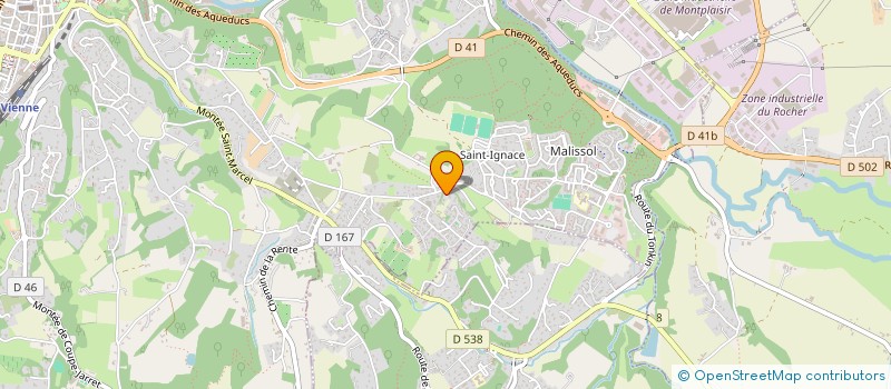 localisation de l'entreprise NAT&CLO  VIENNE