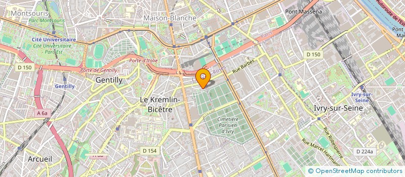 localisation de l'entreprise NAT DEMENAGEMENT  LE KREMLIN-BICETRE