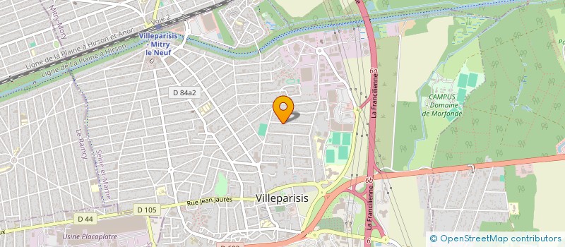 localisation de l'entreprise NAT-DY  VILLEPARISIS