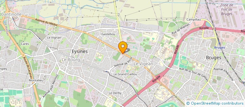localisation de l'entreprise NAT & EAU à EYSINES