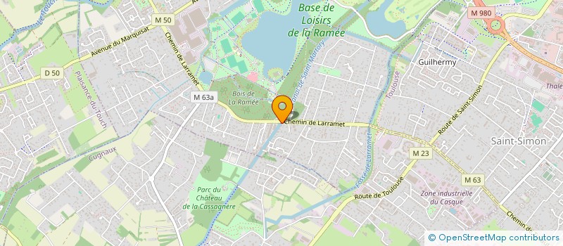 localisation de l'entreprise NAT'EPILS à TOURNEFEUILLE