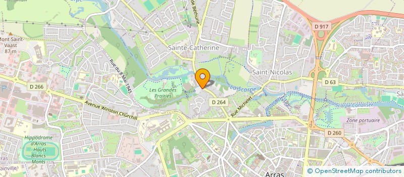 localisation de l'entreprise NAT'ESTHETIQUE à SAINTE-CATHERINE
