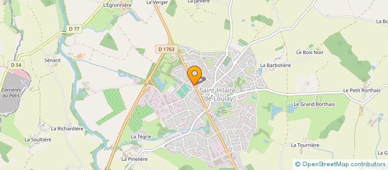 localisation de l'entreprise NAT'EVASION à MONTAIGU-VENDEE