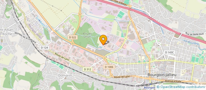 localisation de l'entreprise NAT EXPRESS  BOURGOIN-JALLIEU