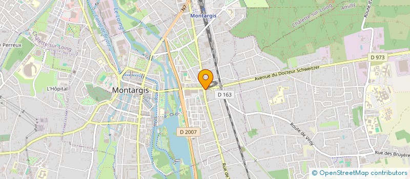localisation de l'entreprise NAT FLORE EURL à MONTARGIS
