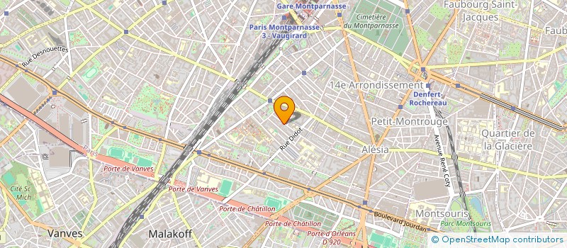 localisation de l'entreprise NAT FORMATIO INITIALE CONTINUE SAGES-FEM  PARIS