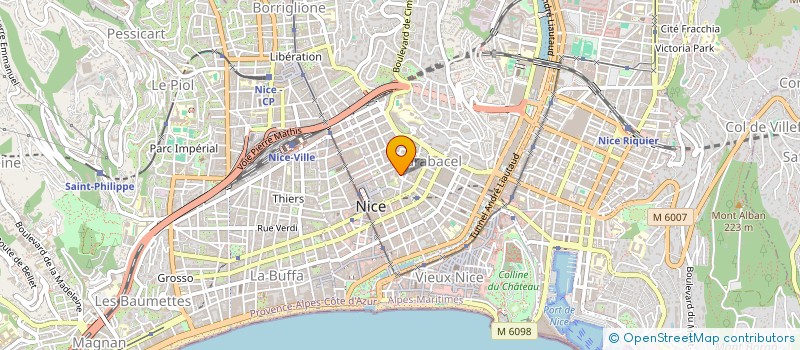 localisation de l'entreprise NAT.H  NICE