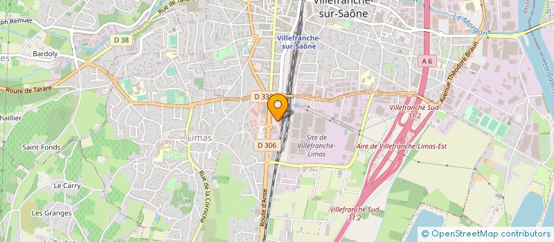 localisation de l'entreprise NAT'HABITAT à LIMAS