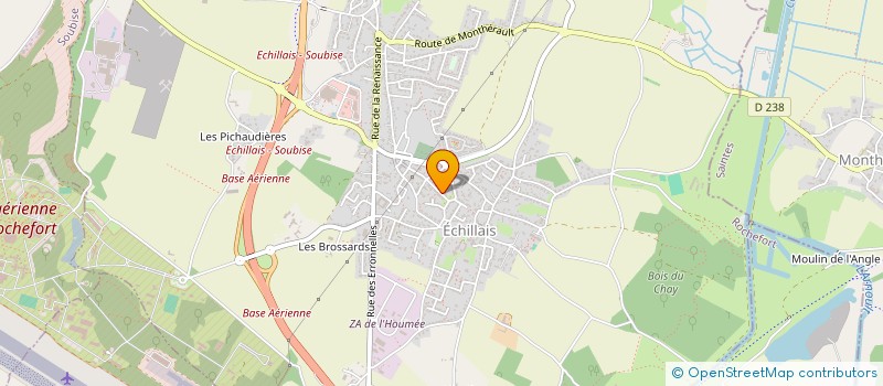 localisation de l'entreprise NAT'IMMO  ECHILLAIS