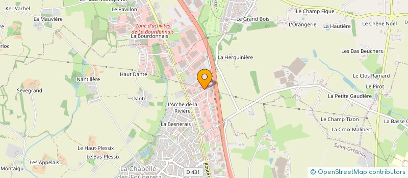 localisation de l'entreprise NAT IMMO  MELESSE