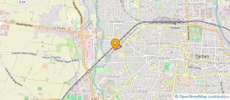 localisation de l'entreprise NAT IMMO  TARBES