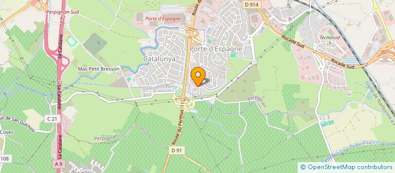 localisation de l'entreprise NAT KIN SOUL  PERPIGNAN