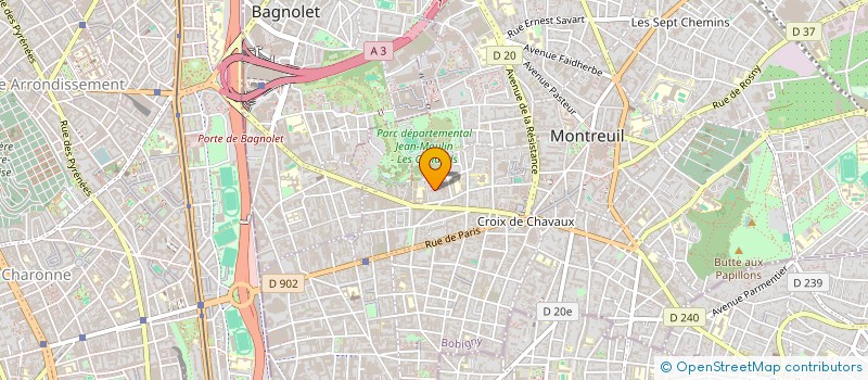 localisation de l'entreprise NAT KING COOK à MONTREUIL