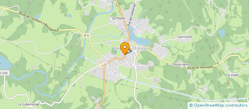 localisation de l'entreprise NAT LOU  PEYRAT-LE-CHATEAU