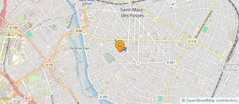 localisation de l'entreprise NAT NETTOYAGE à SAINT-MAUR-DES-FOSSES