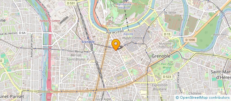 localisation de l'entreprise NAT OPTIQUE  GRENOBLE