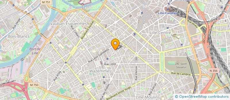 localisation de l'entreprise NAT'S CHAMPAGNE à LILLE