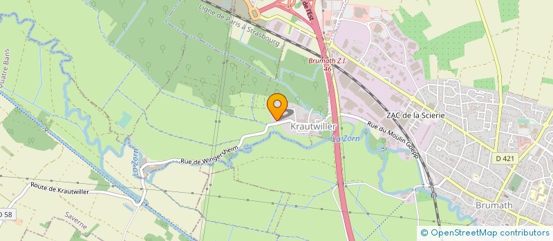localisation de l'entreprise NAT SARL à KRAUTWILLER