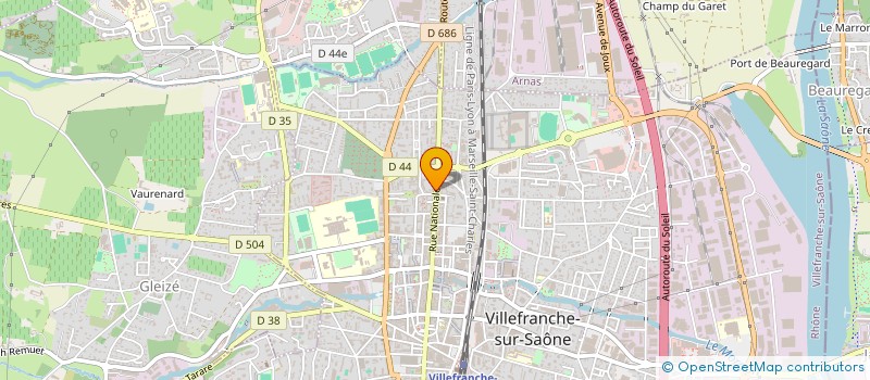 localisation de l'entreprise NAT SNACK à VILLEFRANCHE-SUR-SAONE