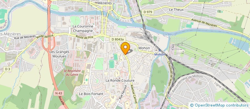 localisation de l'entreprise NATA  CHARLEVILLE-MEZIERES