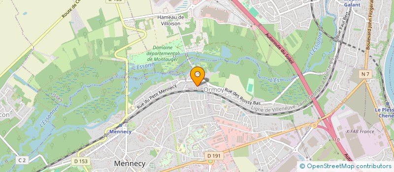 localisation de l'entreprise NATA  ORMOY