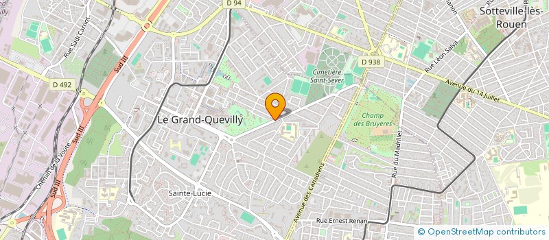 localisation de l'entreprise NATA PAGANA  LE GRAND-QUEVILLY