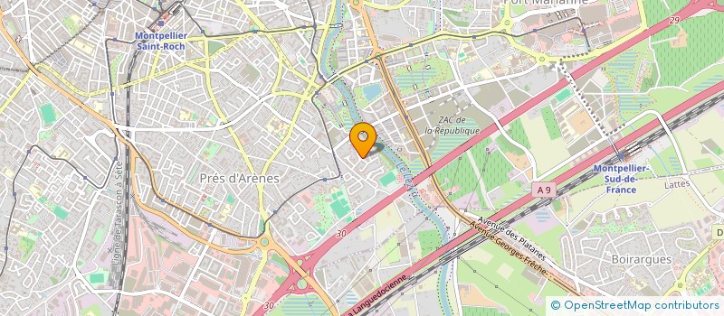 localisation de l'entreprise NATA RAJA à MONTPELLIER