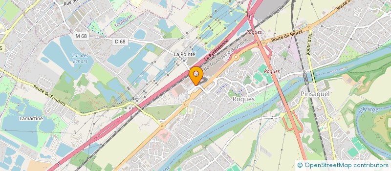 localisation de l'entreprise NATABY  ROQUES